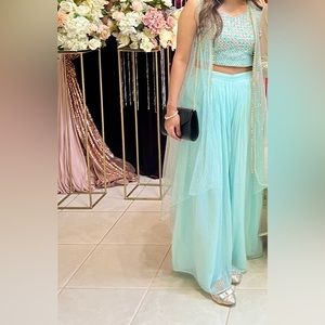 Sangeet / Wedding / Party wear Mirror work fancy jacket suit